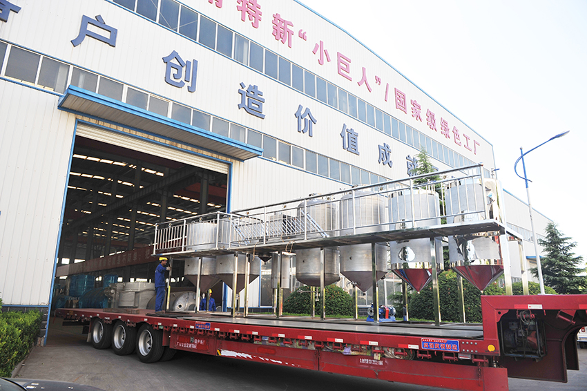 華泰集團設計制造的5T茶籽油榨油、1T精煉、1T脫蠟項目發往浙江